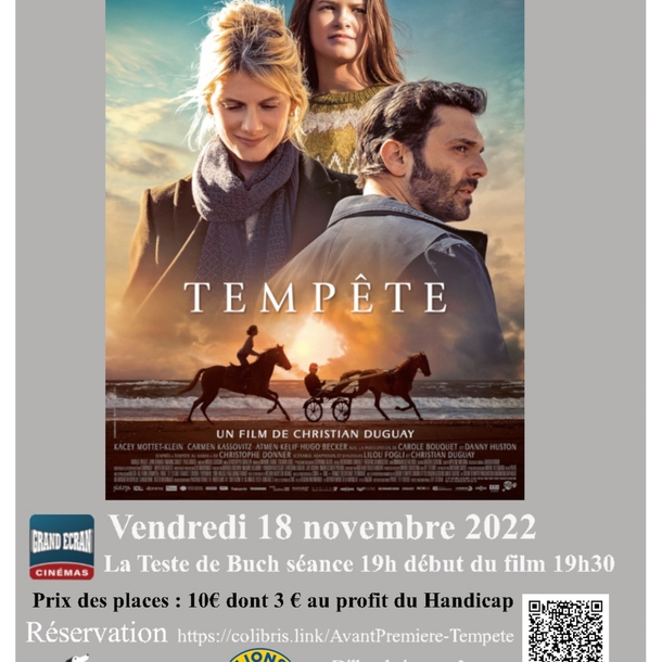 Projection en avant première du film Tempête